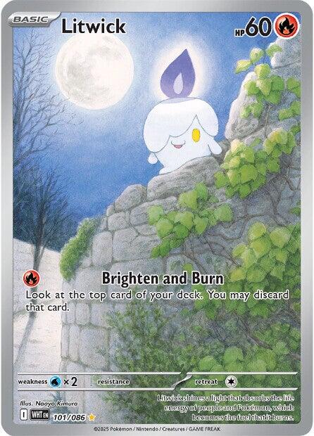Litwick [101/086] [White Flare] Holofoil