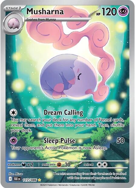Musharna [117/086] [Black Bolt] Holofoil