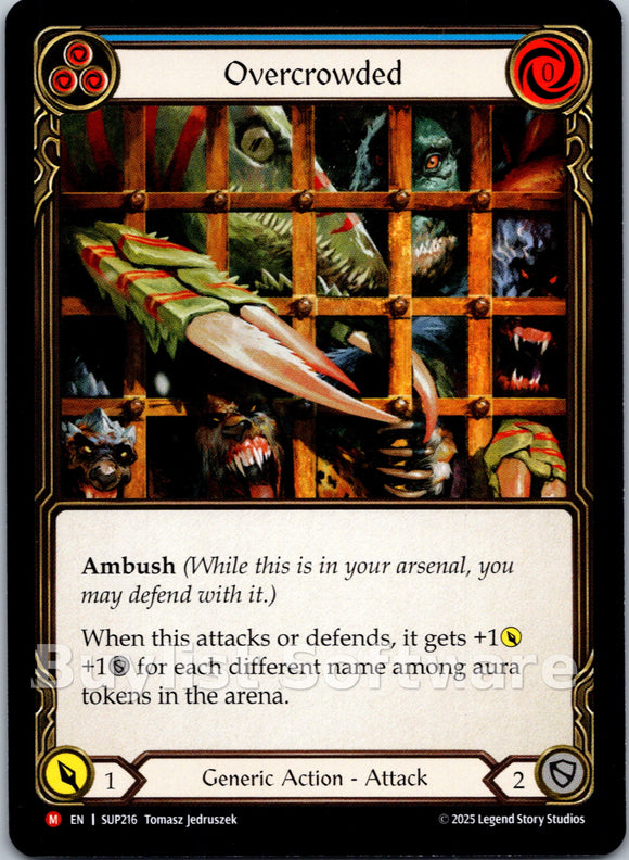 Overcrowded [SUP216] [Super Slam] Rainbow Foil