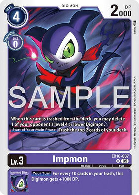 Impmon [EX10-037 U] [Sinister Order]