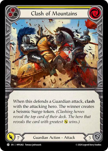 Clash of Mountains (Yellow)