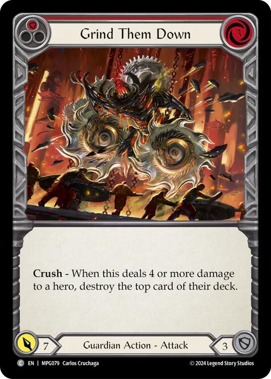 Grind Them Down (Red)