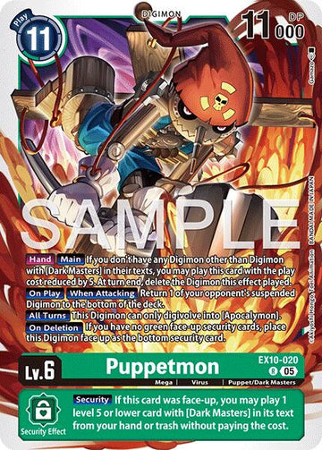 Puppetmon [EX10-020] [Sinister Order] Foil