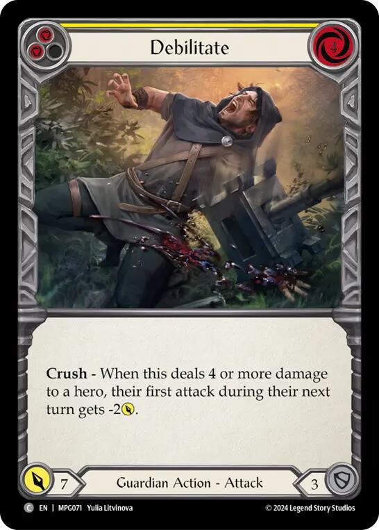 Debilitate (Yellow)