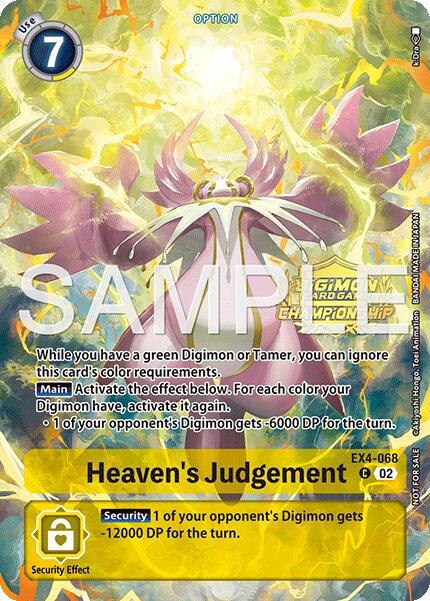 Heaven's Judgement (Championship 25-26 Tamers Pack)