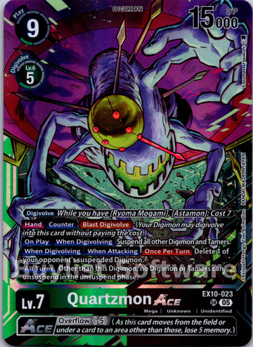 Quartzmon ACE [EX10-023] [Sinister Order] Foil