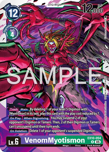 VenomMyotismon [EX10-054] [Sinister Order] Foil
