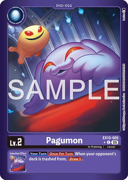 Pagumon (Limited Foil) [EX10-005] [Sinister Order] Foil