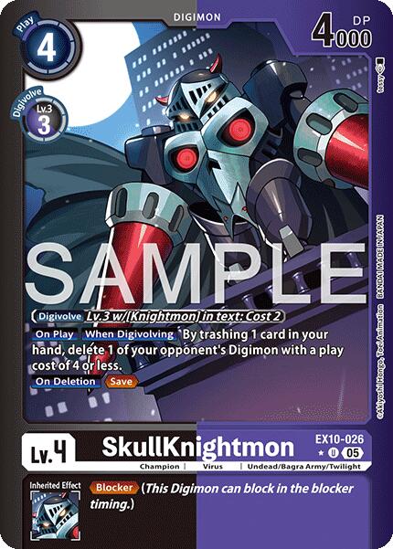 SkullKnightmon (Limited Foil) [EX10-026] [Sinister Order] Foil