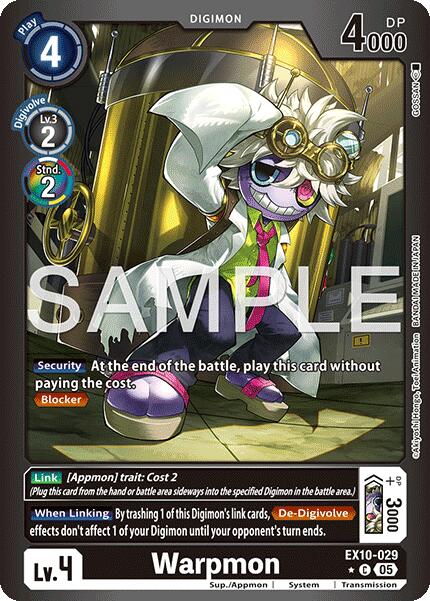 Warpmon (Limited Foil) [EX10-029] [Sinister Order] Foil