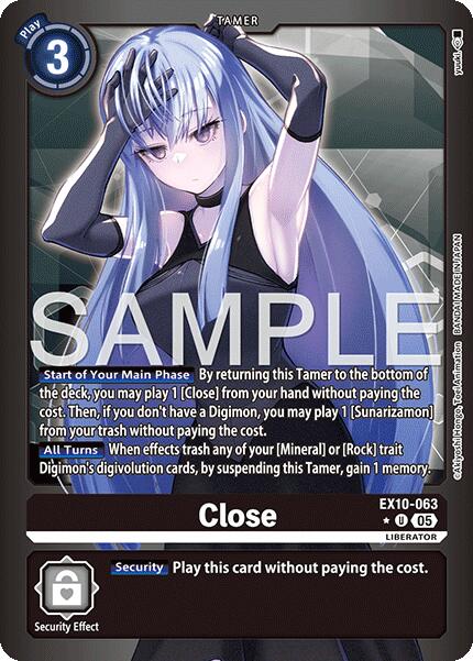 Close (Limited Foil) [EX10-063 U] [Sinister Order] Foil