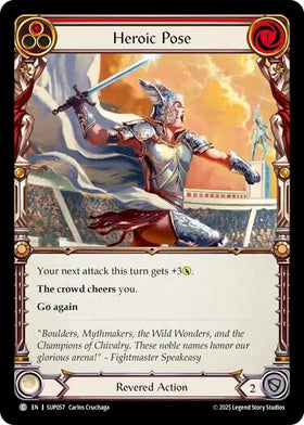 Heroic Pose (Red) [SUP057] [Super Slam]