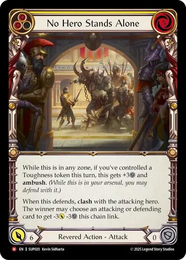 No Hero Stands Alone [SUP020] [Super Slam] Rainbow Foil