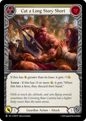 Cut a Long Story Short [SUP172] [Super Slam] Rainbow Foil
