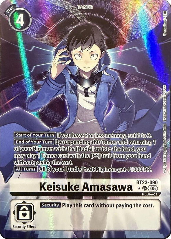 Keisuke Amasawa (Alternate Art) [BT23-090] [Hackers' Slumber] Foil