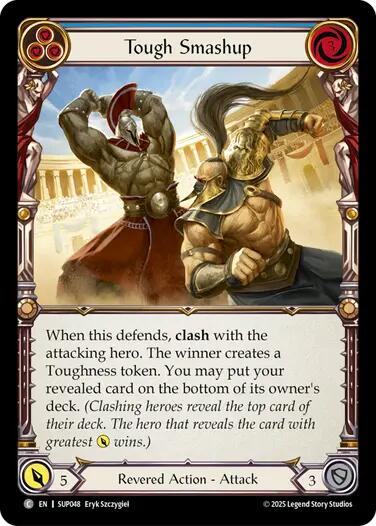 Tough Smashup (Blue) [SUP048] [Super Slam] Rainbow Foil
