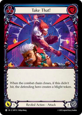 Take That! (Blue) [SUP113] [Super Slam] Rainbow Foil