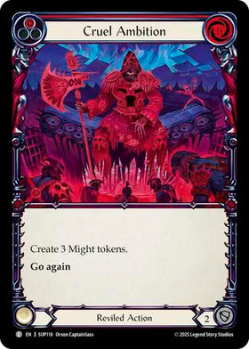 Cruel Ambition [SUP118] [Super Slam] Rainbow Foil