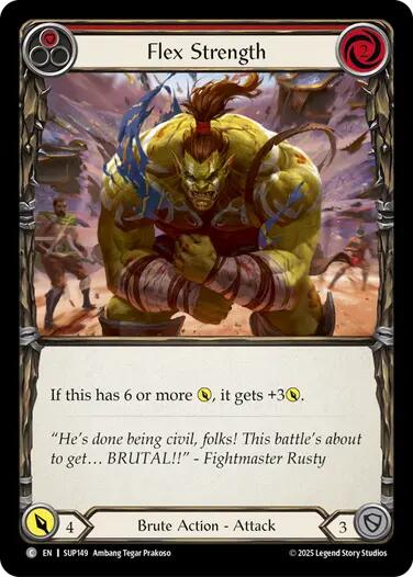 Flex Strength (Red) [SUP149] [Super Slam]