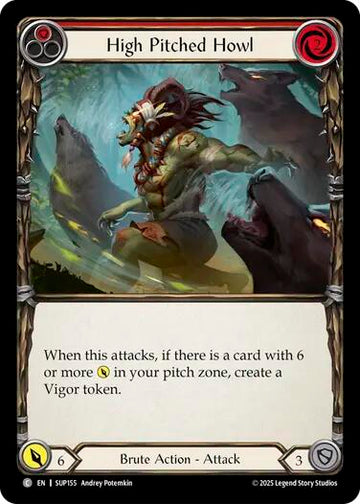 High Pitched Howl (Red) [SUP155] [Super Slam]