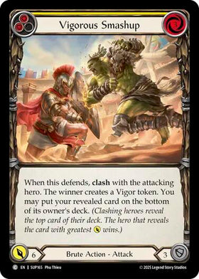 Vigorous Smashup (Yellow) [SUP165] [Super Slam] Rainbow Foil