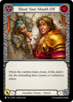 Shoot Your Mouth Off (Blue) [SUP191] [Super Slam] Rainbow Foil