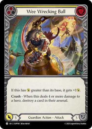 Wee Wrecking Ball [SUP194] [Super Slam] Rainbow Foil