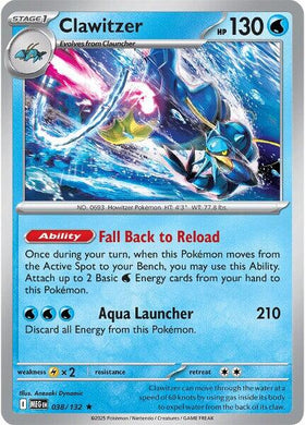 Clawitzer [038/132] [Mega Evolution] Holofoil