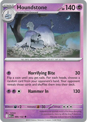 Houndstone [066/132] [Mega Evolution] Reverse Holofoil