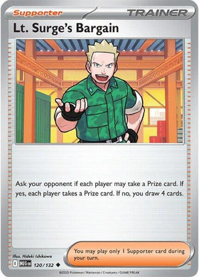 Lt. Surge's Bargain [120/132] [Mega Evolution] Reverse Holofoil