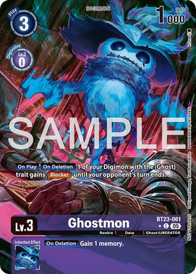 Ghostmon (Hacker's Slumber Box Promotion Pack) [BT23-061 C] [Hackers' Slumber] Foil