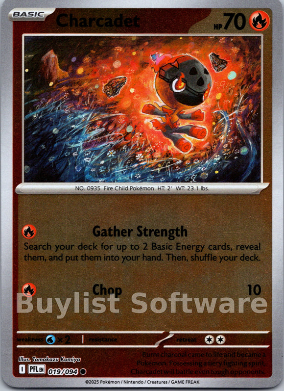 Charcadet [019/094] [Phantasmal Flames] Reverse Holofoil