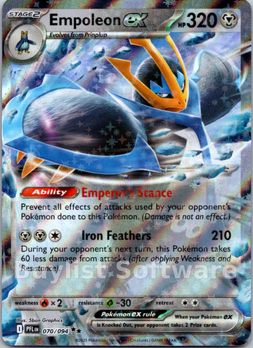Empoleon ex [070/094] [Phantasmal Flames] Holofoil