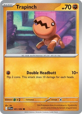Trapinch [051/094] [Phantasmal Flames] Reverse Holofoil