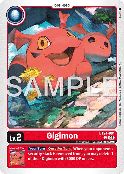Gigimon [BT24-001 C] [Time Stranger]