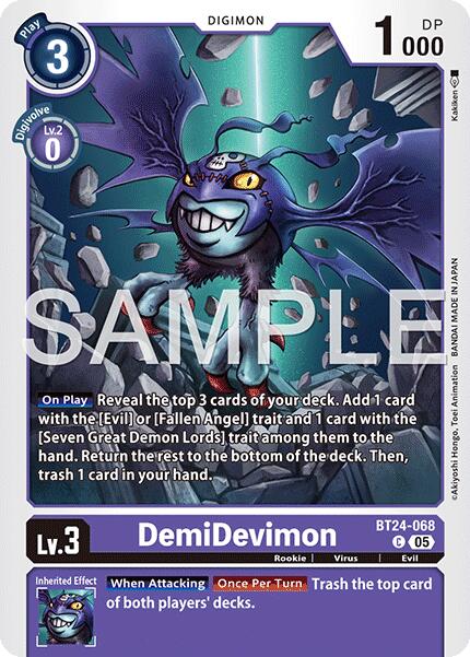 DemiDevimon [BT24-068 C] [Time Stranger]