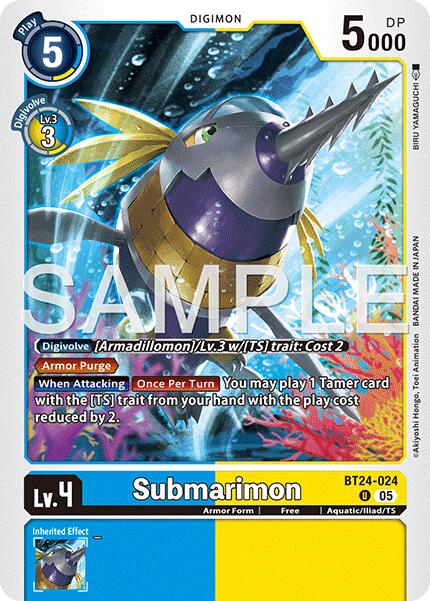 Submarimon [BT24-024 U] [Time Stranger]