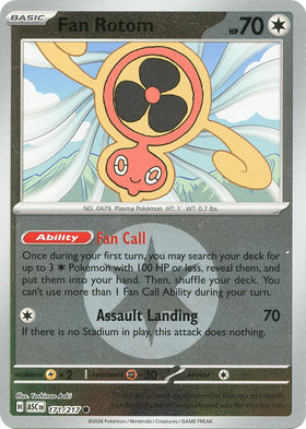 Fan Rotom (Energy Symbol Pattern)