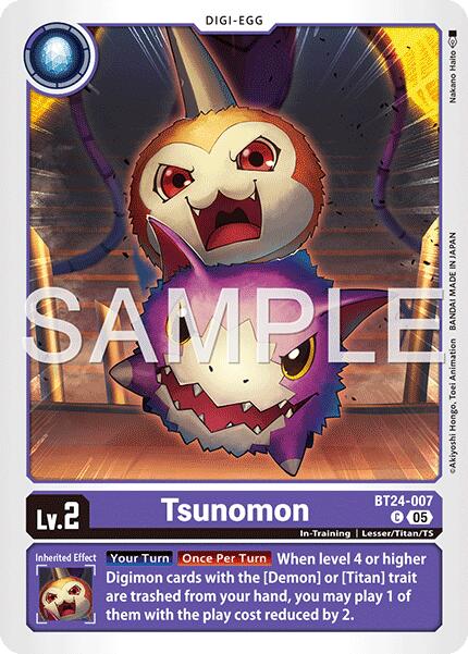 Tsunomon [BT24-007 C] [Time Stranger]
