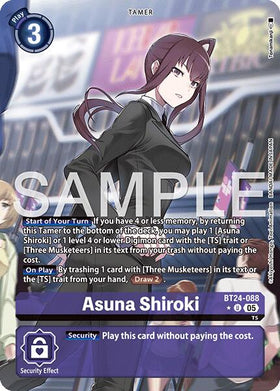 Asuna Shiroki (Alternate Art) [BT24-088 UC] [Time Stranger] Foil