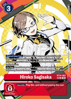 Hiroko Sagisaka (SP) [BT24-083 R] [Time Stranger] Foil