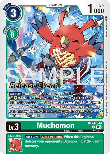 Muchomon [BT24-044 U] [Time Stranger Release Events Cards] Foil