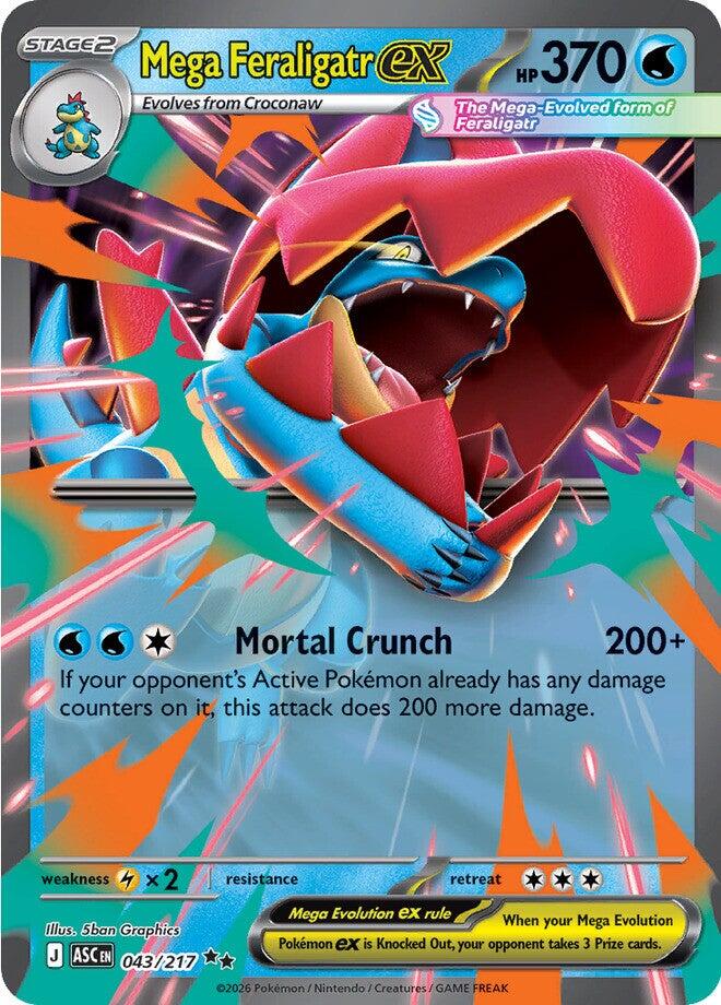 Mega Feraligatr ex [043/217] [Ascended Heroes] Holofoil