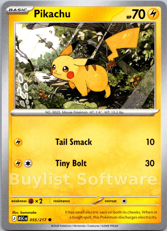 Pikachu [055/217] [Ascended Heroes]