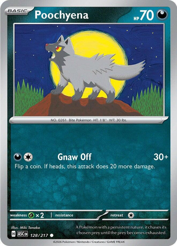 Poochyena [128/217] [Ascended Heroes] Reverse Holofoil