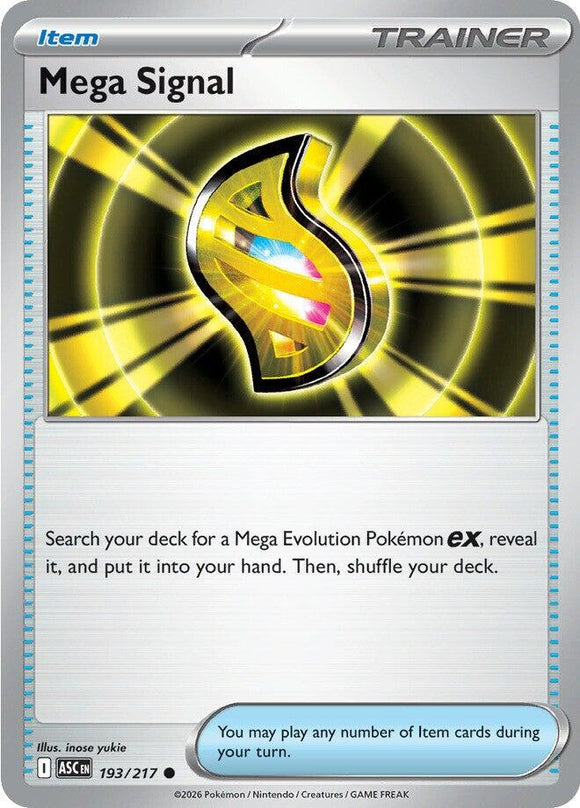 Mega Signal [193/217] [Ascended Heroes] Reverse Holofoil