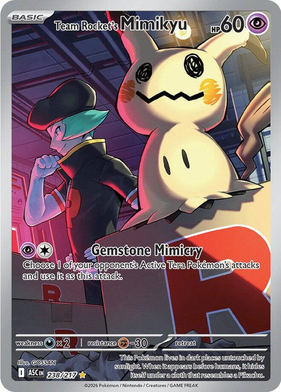 Team Rocket's Mimikyu - 238/217 [238/217] [Ascended Heroes] Holofoil
