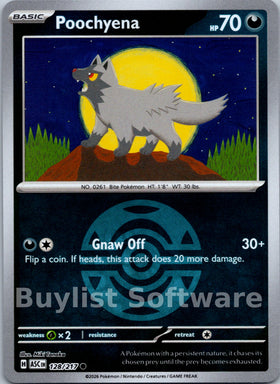 Poochyena (Dusk Ball) [128/217] [Ascended Heroes] Reverse Holofoil