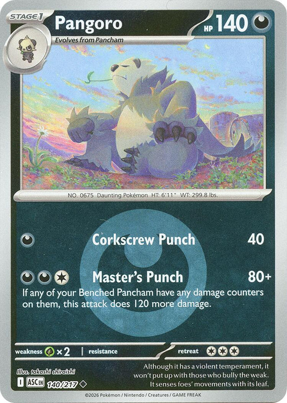 Pangoro (Energy Symbol Pattern) [140/217] [Ascended Heroes] Reverse Holofoil