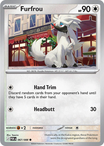 Furfrou [067/088] [Perfect Order] Reverse Holofoil